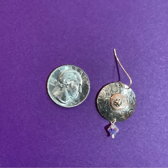 Mixed Metal Handmade Earrings by Sandy Robinson Jewelry - Picture 6 of 6